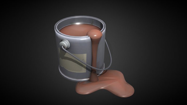 TF2 Paint Can 3D Model