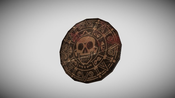 Pirate coin 3D Model