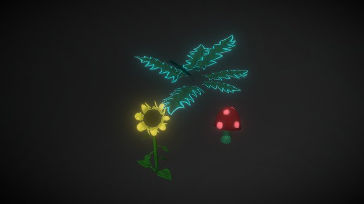 PlantsFlowers 3D Model