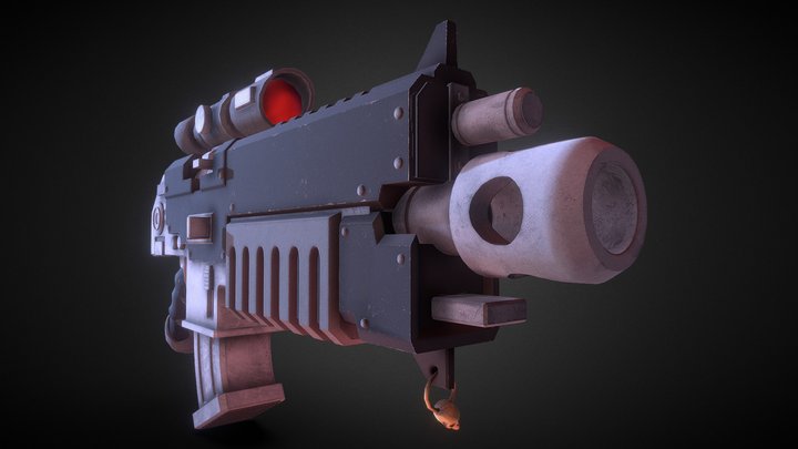 Bolter- Rifle 3D Model