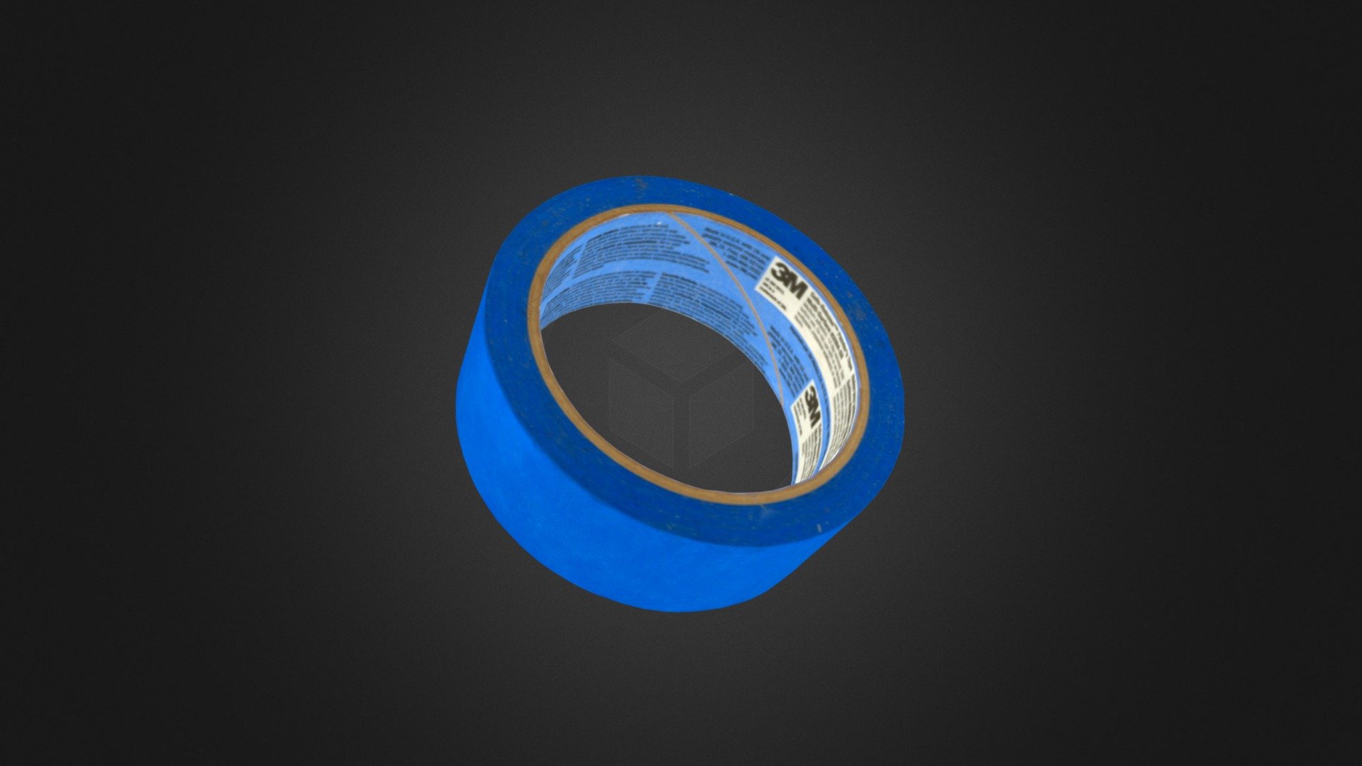 Blue Painters Tape 3D model by JonathanRitter [326bb10] Sketchfab