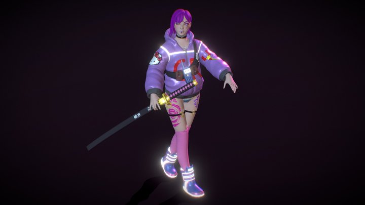 Sakura 3D Model