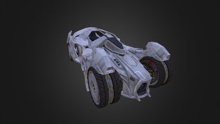 Batmobile Prototype 3D Model