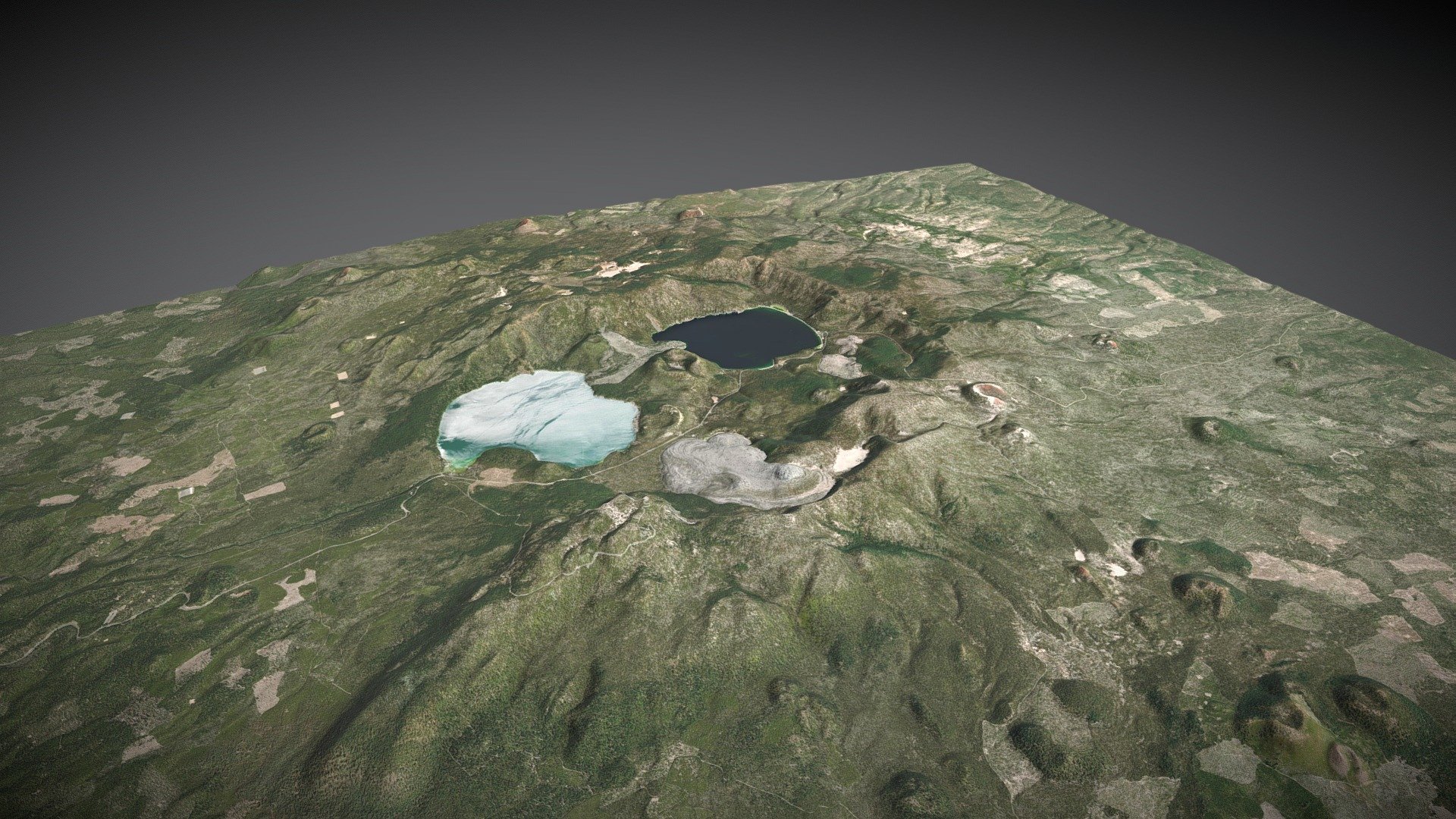 Newberry caldera, Oregon, USA (x2)