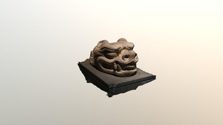 Korean Lion's Head 3D Model