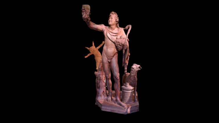 I590 - Thomsen - Red Faun Cupid 3D Model