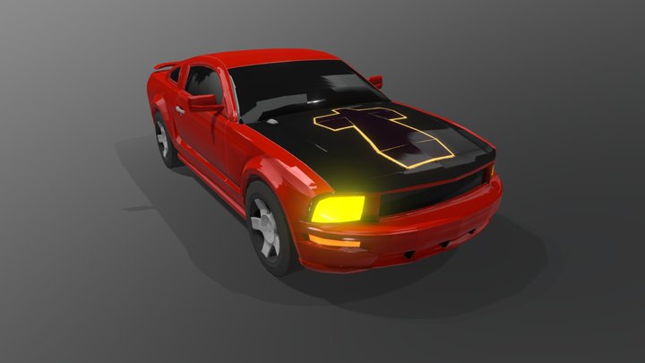 Justice Car Test 3D Model