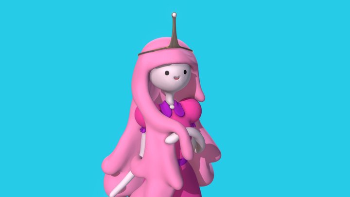Princess BubbleGum 3D Model