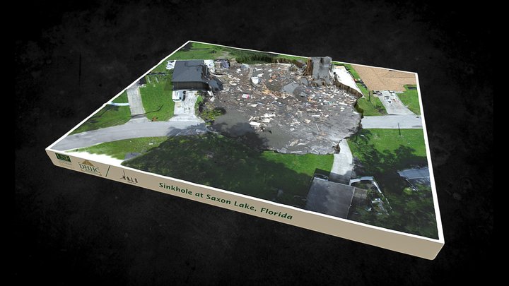 Saxon Lake Sinkhole 3D Laser Scanning Model