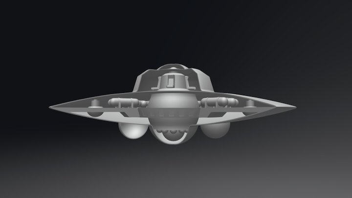 Hanebu-concept-cutaway-WIP 3D Model