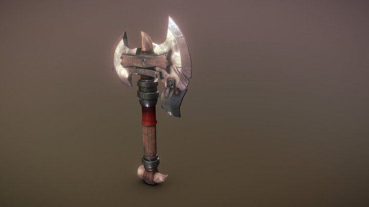 Welcom to VALHALLA (Viking Axe) 3D Model