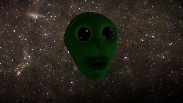 Stoned Alien 3D Model