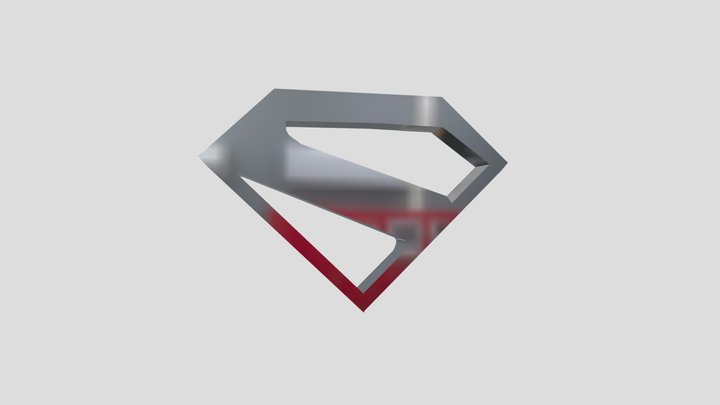 Kingdom Come Superman Symbol 3D Model