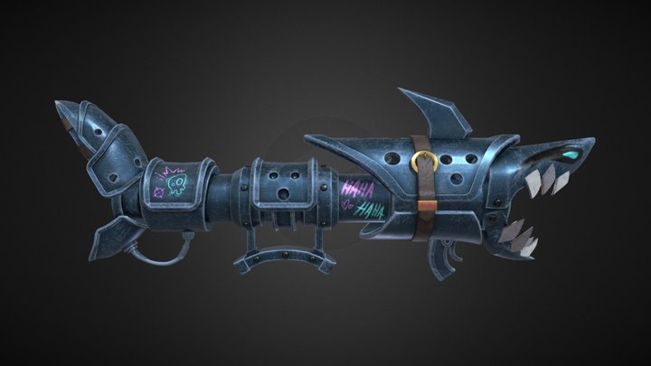 Jinx's Fishbones 3D Model