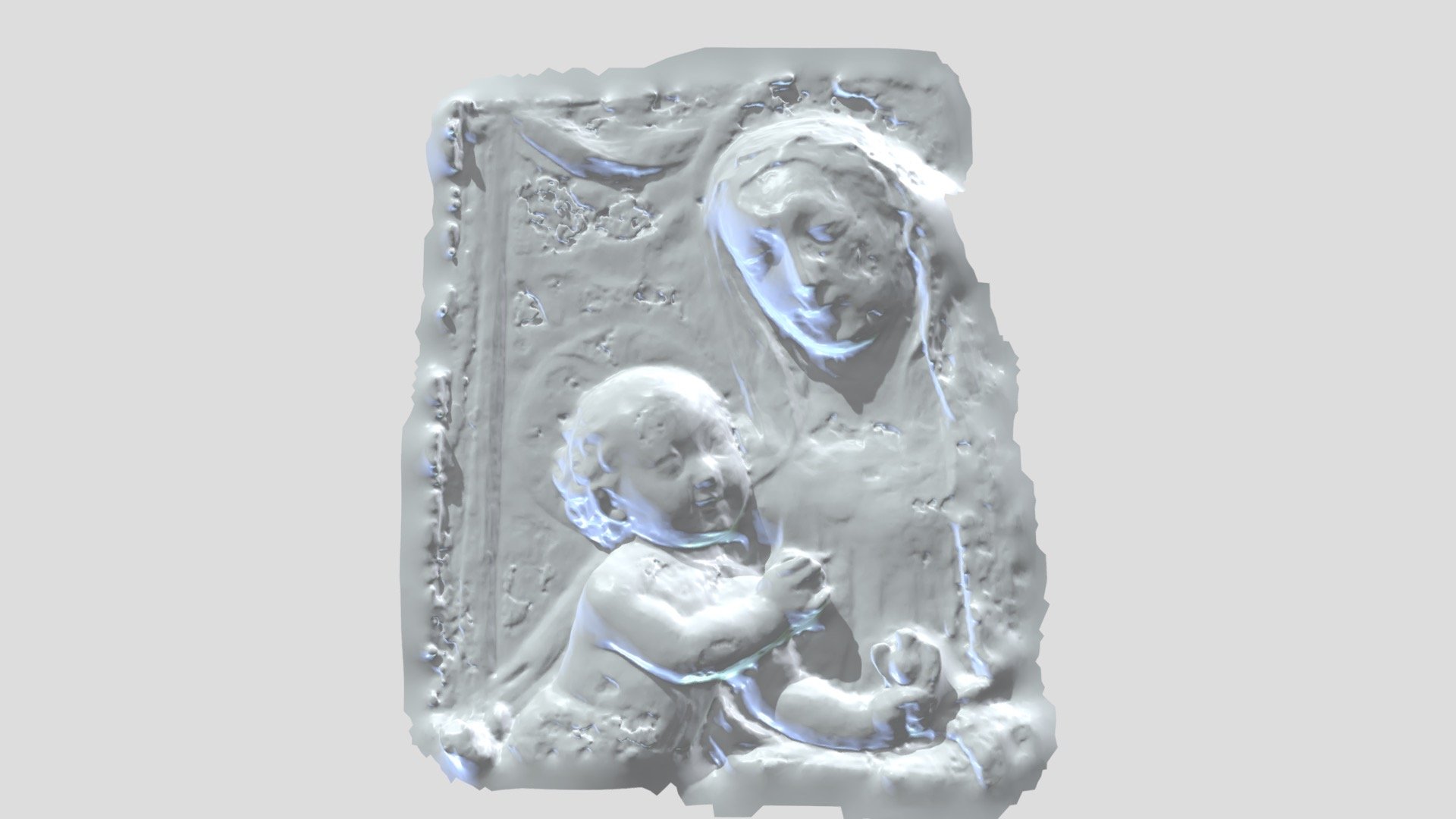 AGNSW Mary and Baby Jesus 3D Portrait