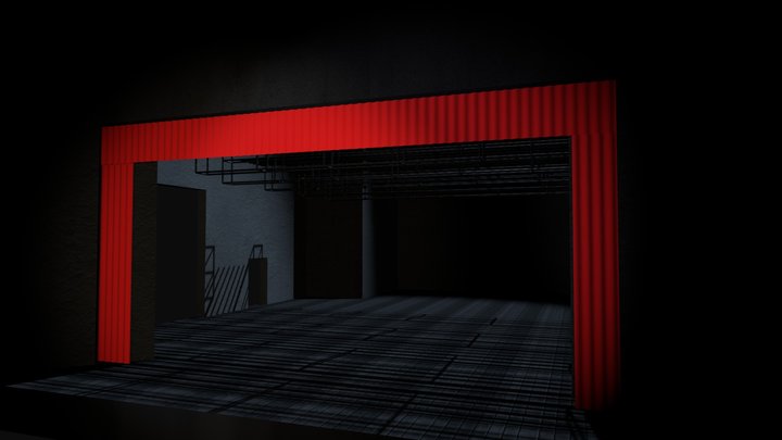 Theatre stage 3D Model