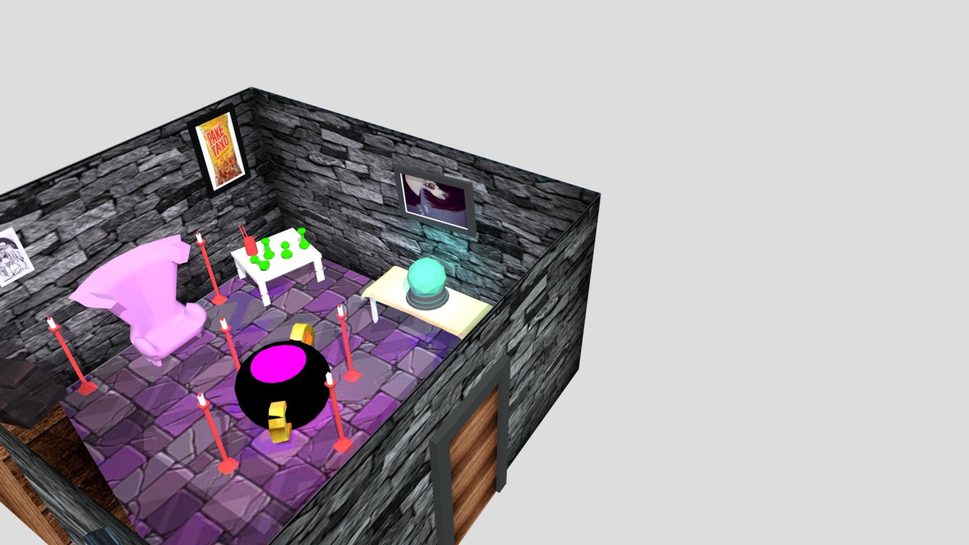 Witches Hideout Diorama HyTdM3d