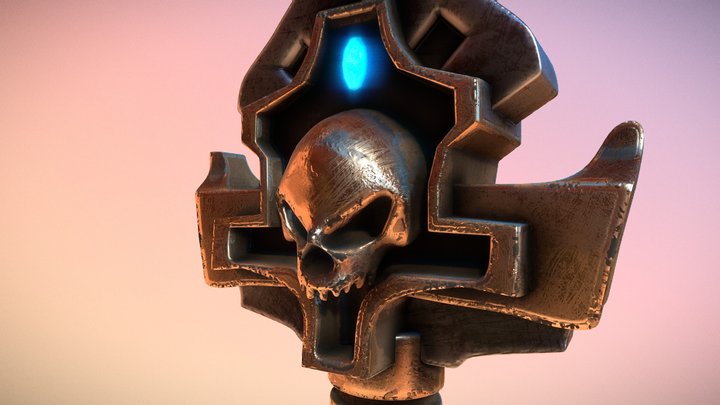 Warhammer Sword 3D Model