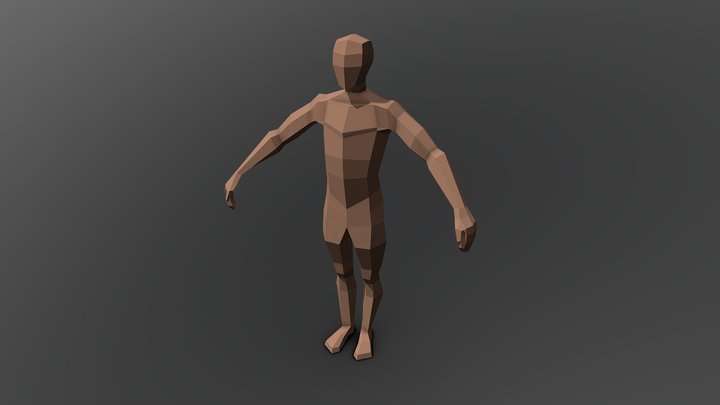 Low_Pology_Character 3D Model