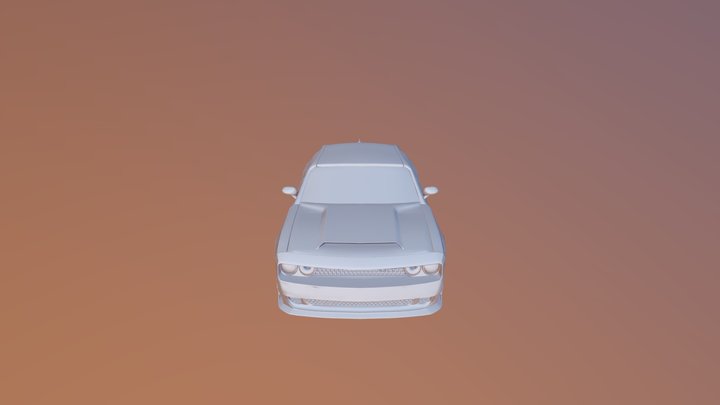 Dodge Challenger SRT Demon 3D Model