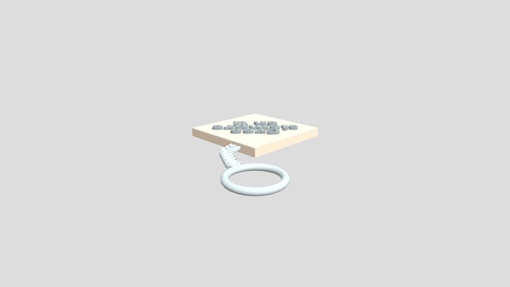Llavero IGA, Karla Estrada 3D Model