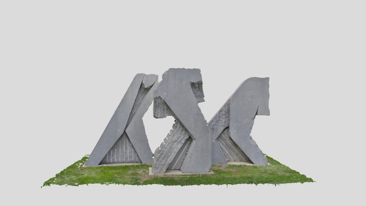 Sculpture - Eugène Dodeigne 3D Model