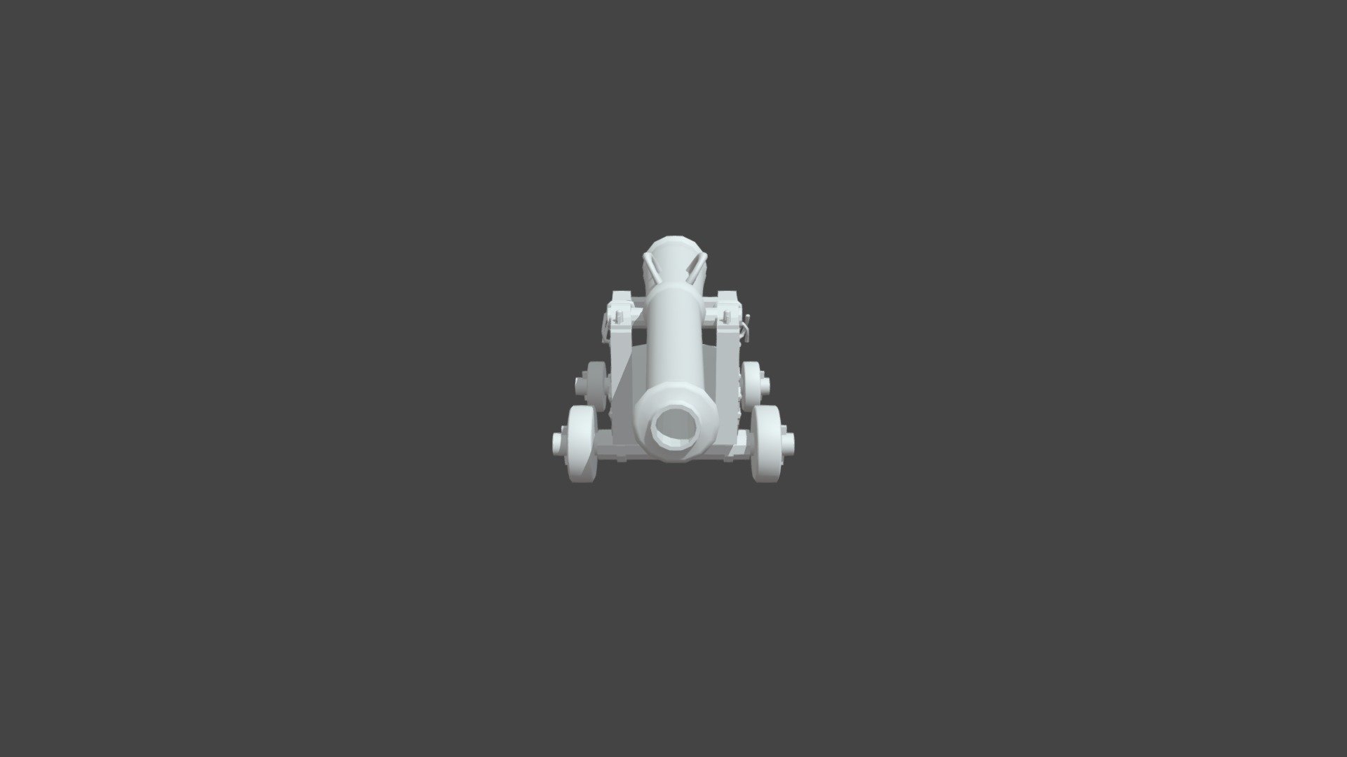 Updated Low Poly Cannon