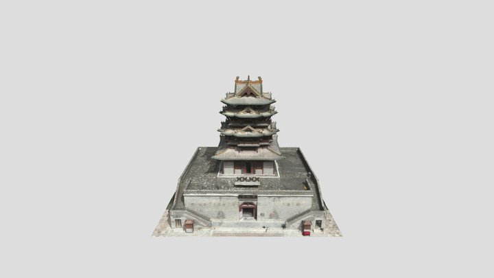 Chinese building 3D Model