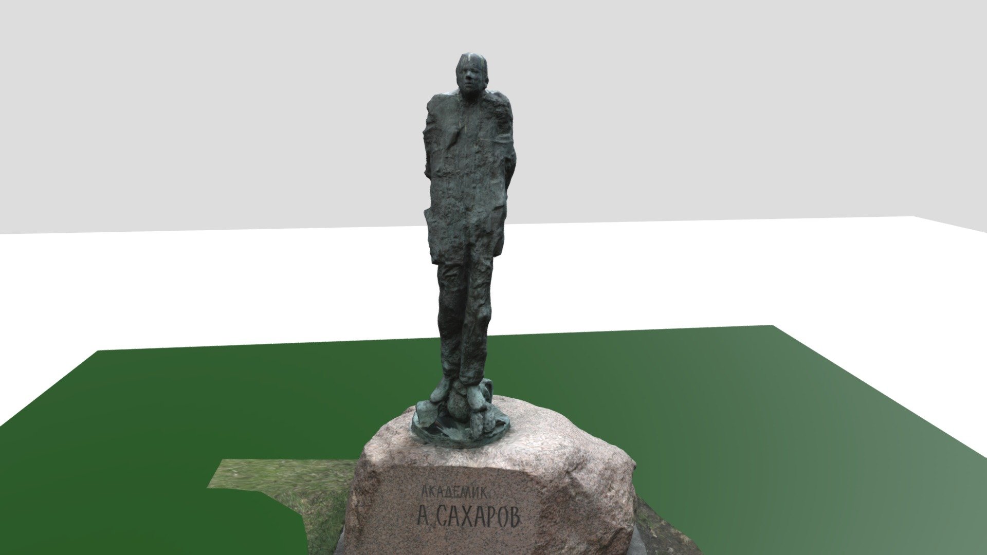 Andrei Dmitrievich Sakharov Bronze Statue - Download Free 3D model by ...