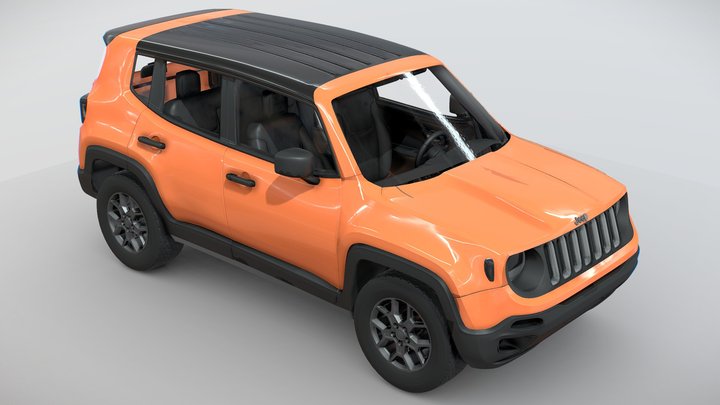 Modern Jeep 3D Model