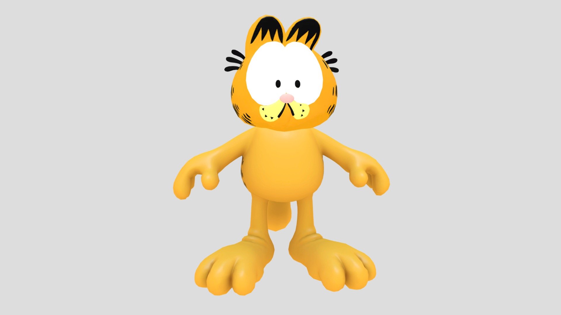 NASB2 - Garfield Scared - Download Free 3D model by SMF Features ...