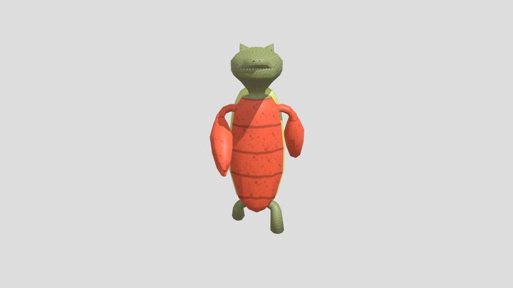 Cracodurtle 3D Model