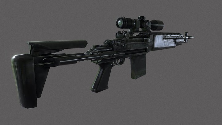 Mk 14 Enhanced Battle Rifle 3D Model