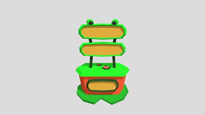 frog Tents 3D Model