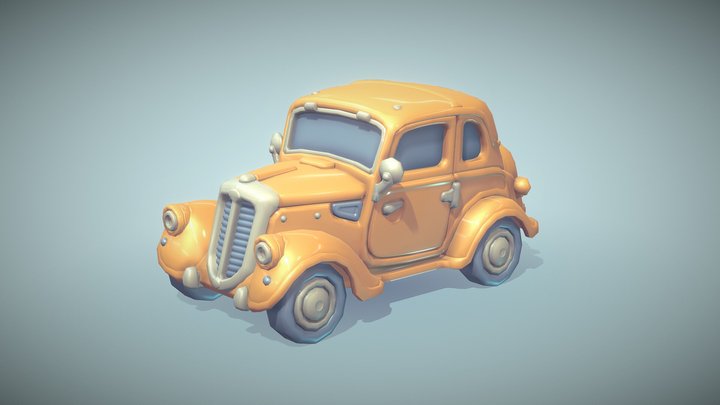 "Bullsley" Classic Car (3d Print)