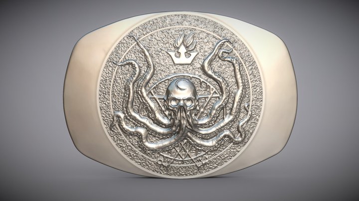 Buckle "Cthulhu" 3D Model