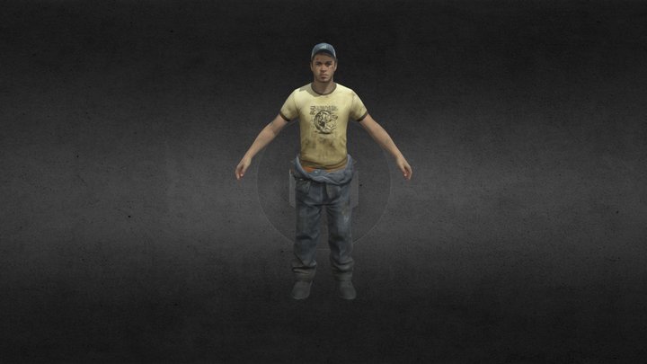 Ellis (L4D2) 3D Model