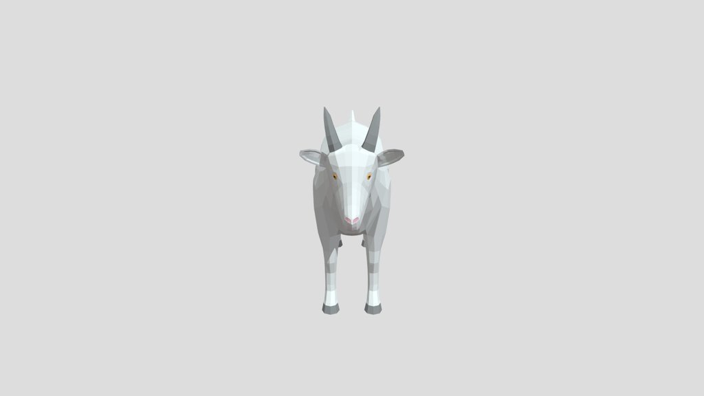 Low Poly Goat