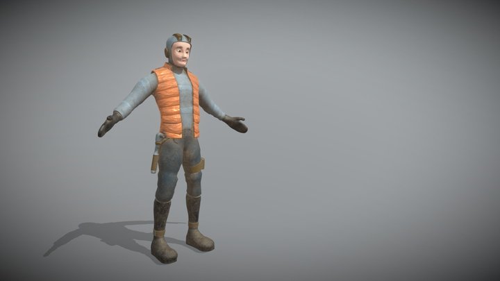 Steel Vulture's Steve 3D Model