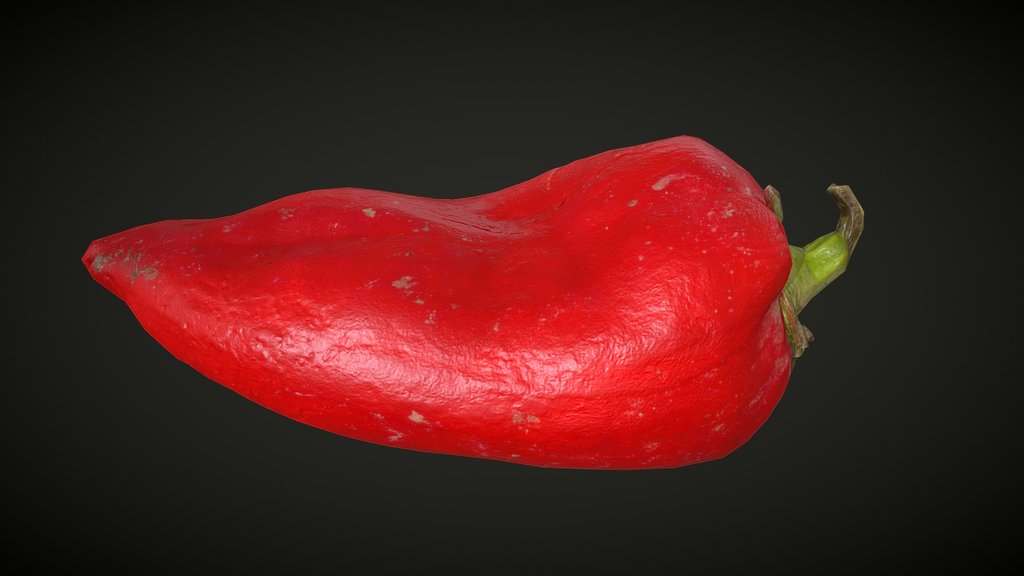 Sweet Pepper 3D Scan — FREE Photogrammetry Model