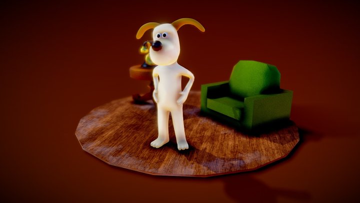 Gromit 3D Model