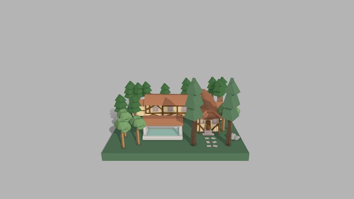 Medieval House 2 3D Model