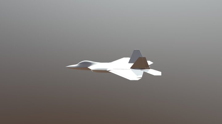 F22 Jet 3D Model