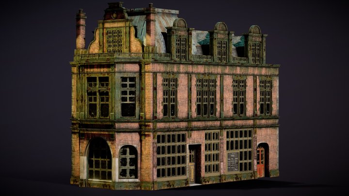 Historic European Brick Building, Roebuck – Modèle 3D gratuit STL