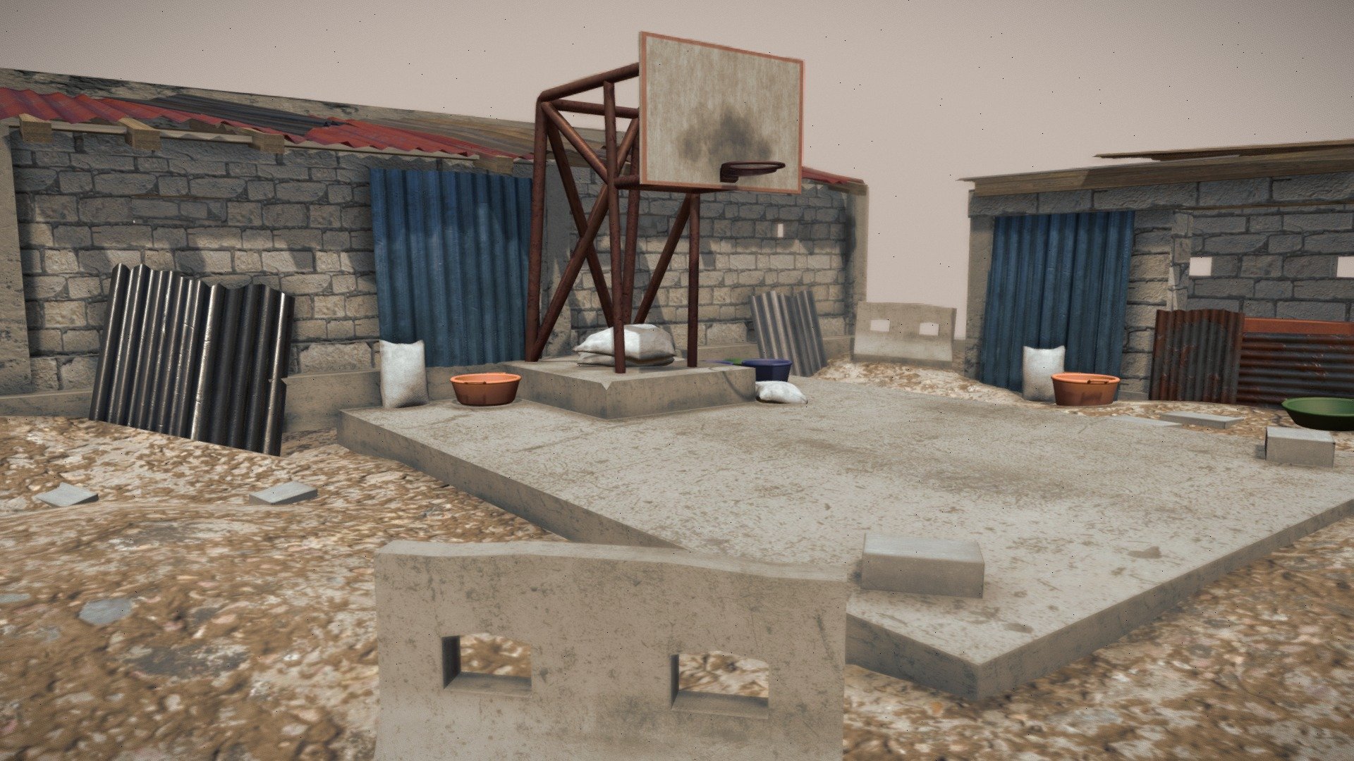 Slum Environment - 3D model by Ethan Buot (@ethan.buot) [327d996 ...