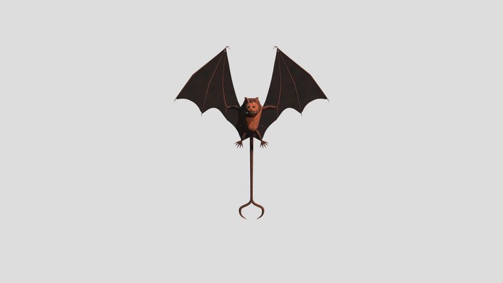 Bats from blind cave 3D Model