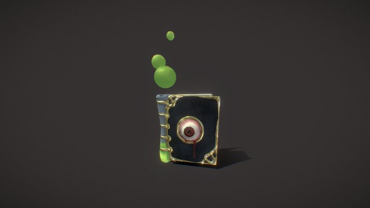 Grimoire Magie - Poison 3D Model