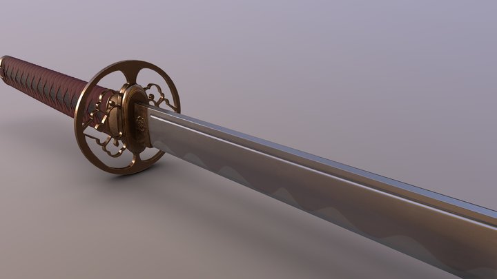 Katana 3D Model