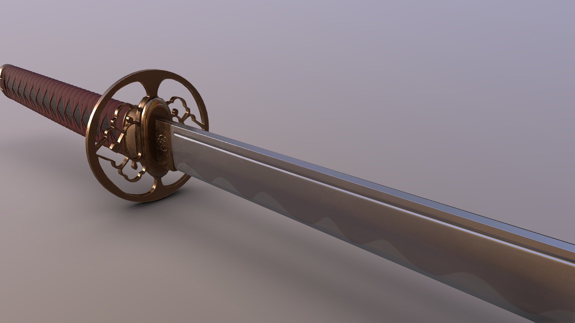 Katana - 3D model by xavier_debono [327ea76] - Sketchfab