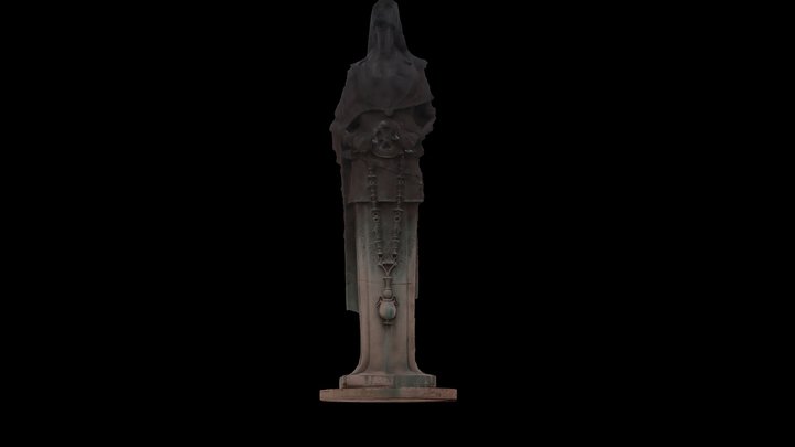 The Bridge of Civilizations/Eye in Skopje. 3D Model
